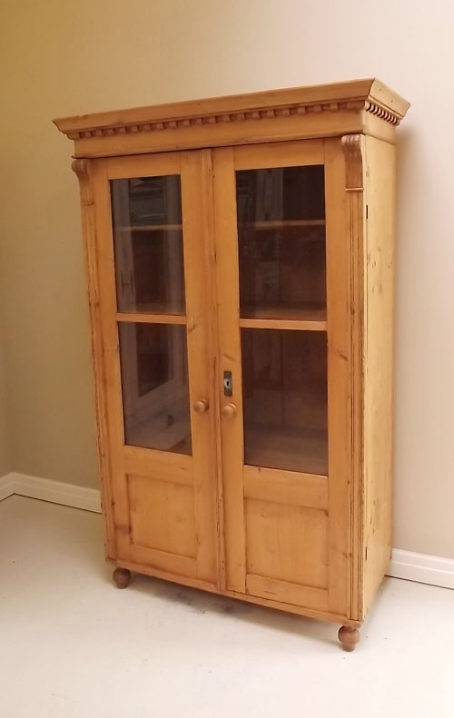 Old Continental Pine Kitchen / Bathroom Cupboard